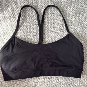 Lululemon Black Sports Bra with Racerback Design